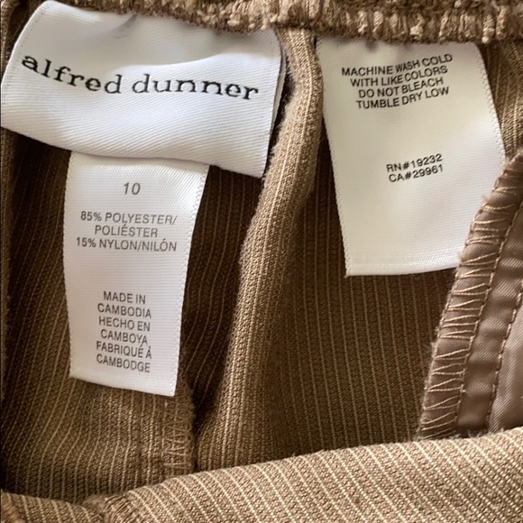 Vintage Alfred Dunner Corduroy High Waist Pants - Picture 4 of 4